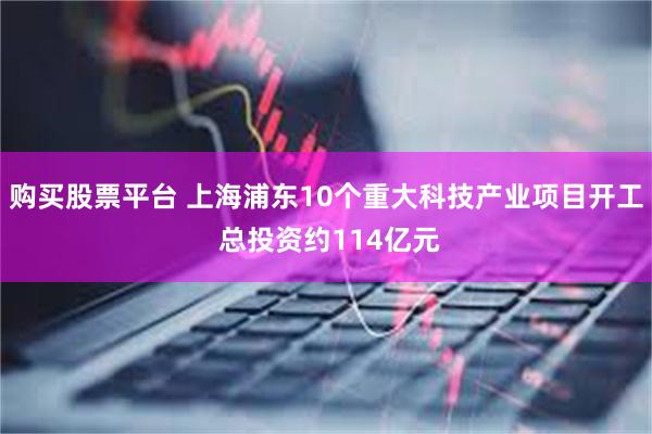 购买股票平台 上海浦东10个重大科技产业项目开工 总投资约114亿元