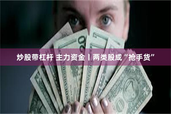 炒股带杠杆 主力资金丨两类股成“抢手货”