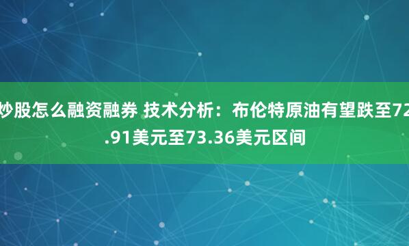 炒股怎么融资融券 技术分析：布伦特原油有望跌至72.91美元至73.36美元区间