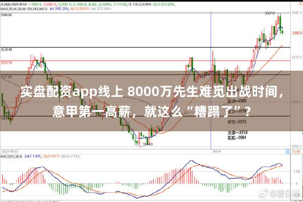 实盘配资app线上 8000万先生难觅出战时间，意甲第一高薪，就这么“糟蹋了”？